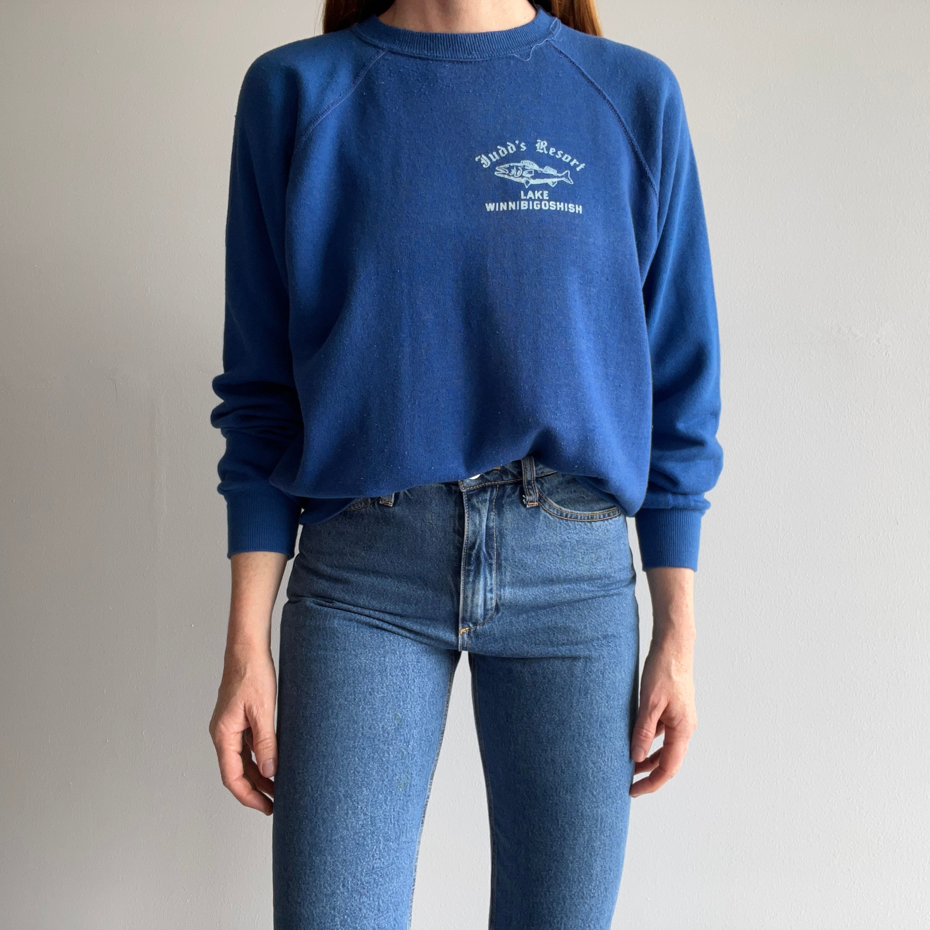 1980s Judd's Resort Lake Winnibigoshish Super Soft Sweatshirt