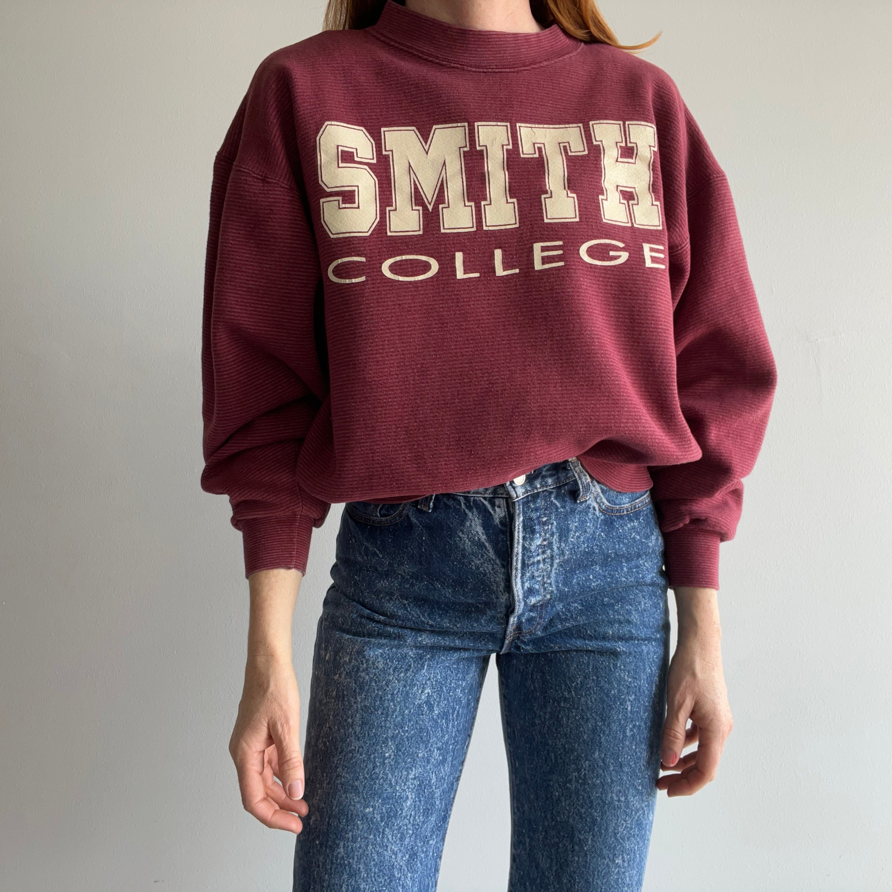 1990s Boxy Smith College Sweatshirt