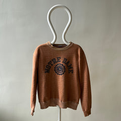 1990/2000s Notre Dame University Heather Brown Sweatshirt