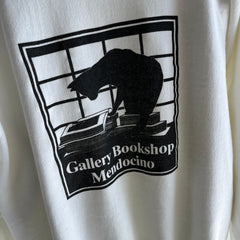 1980s Gallery Bookshop, Mendocino Kitty Sweatshirt - So Cozy