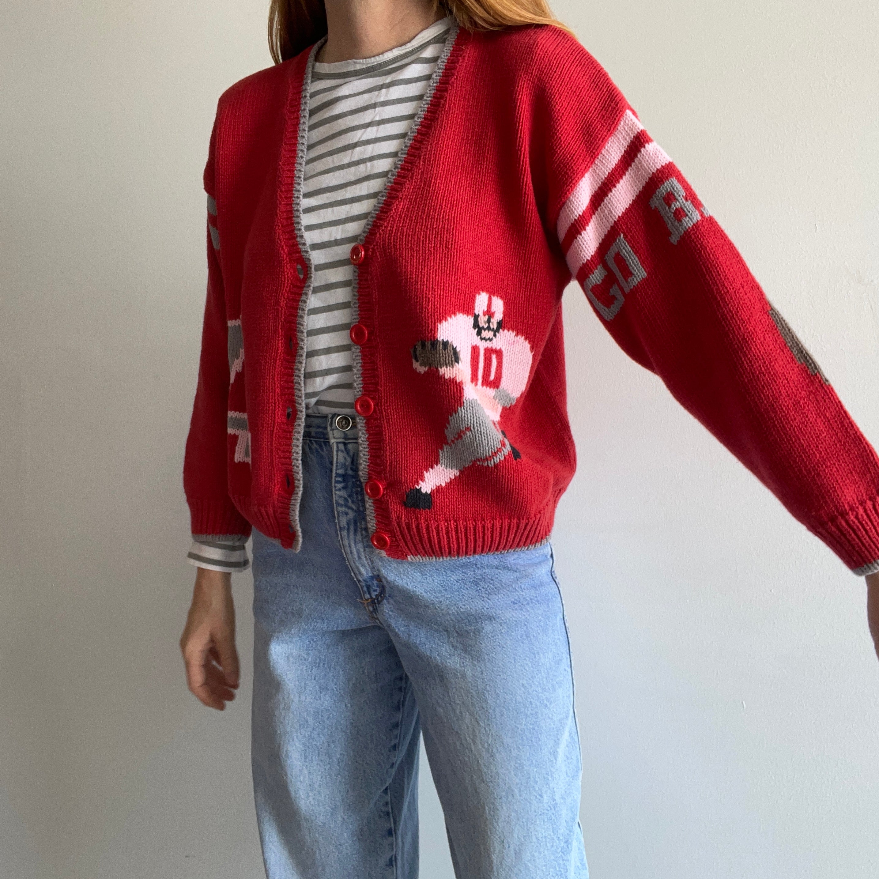 1980s Alabama Crimson Tide Incredible Cardigan