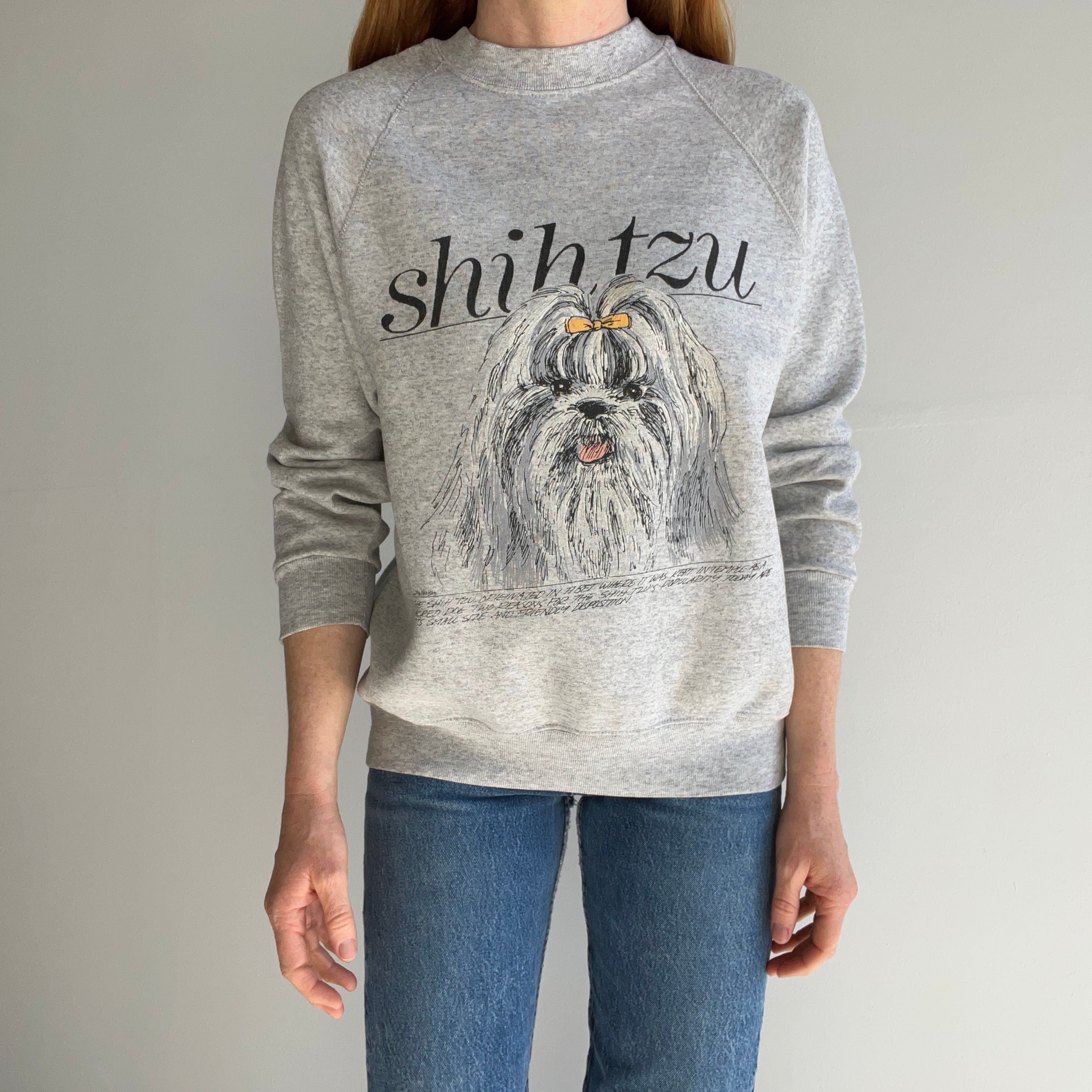 1980s The Best Good Girl Shih Tzu Sweatshirt