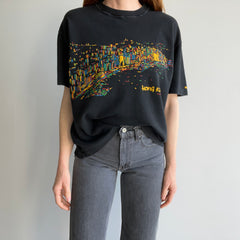 1990s Hong Kong Tourist T-Shirt - Dim Sum Brand - Soft Jersey Knit
