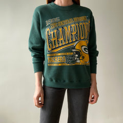 1995 Green Bay Packers NFC Central Division Champions Sweatshirt - Heavyweight Cotton/Poly