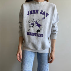 1990s John Jay Wrestling Front and Back Sweatshirt