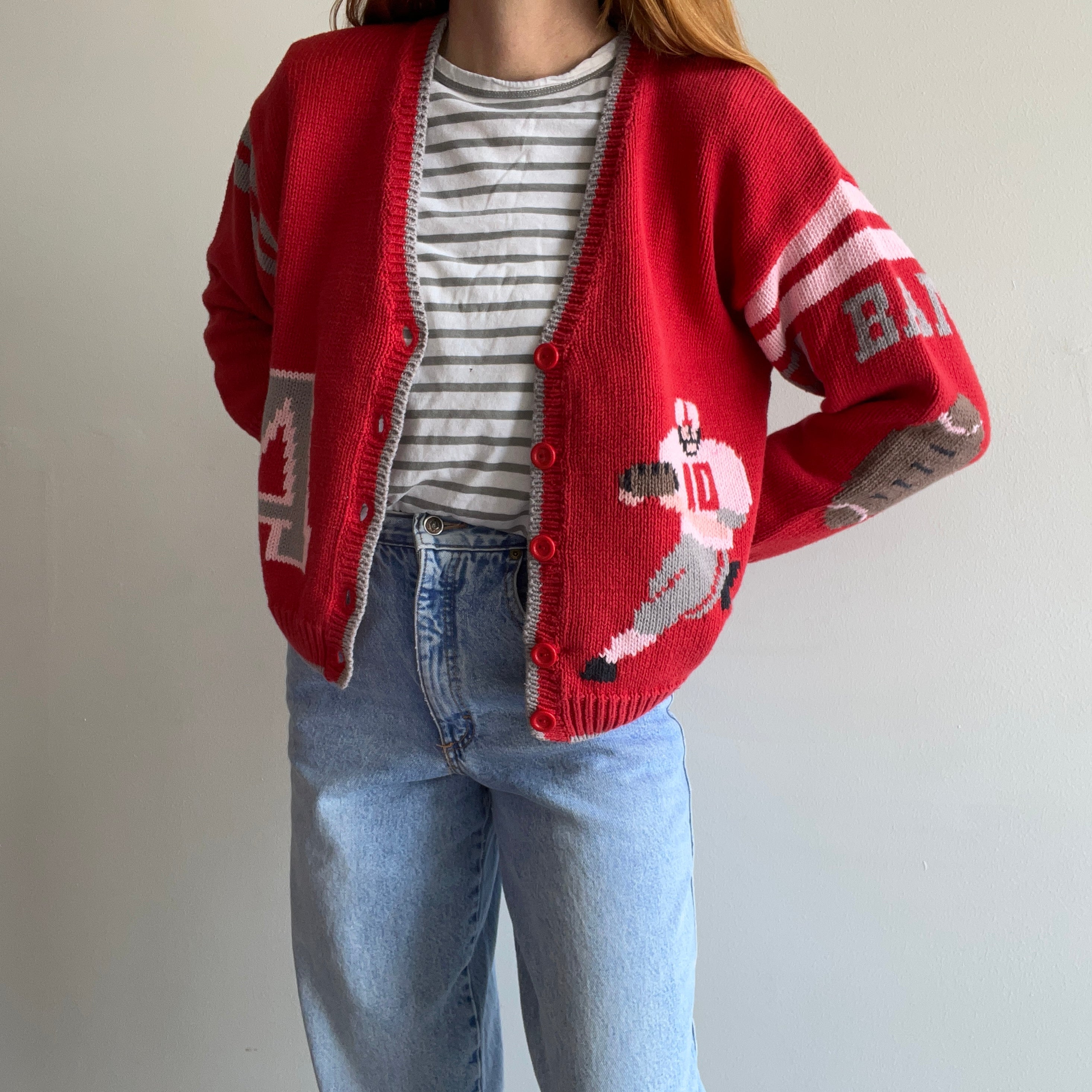 1980s Alabama Crimson Tide Incredible Cardigan