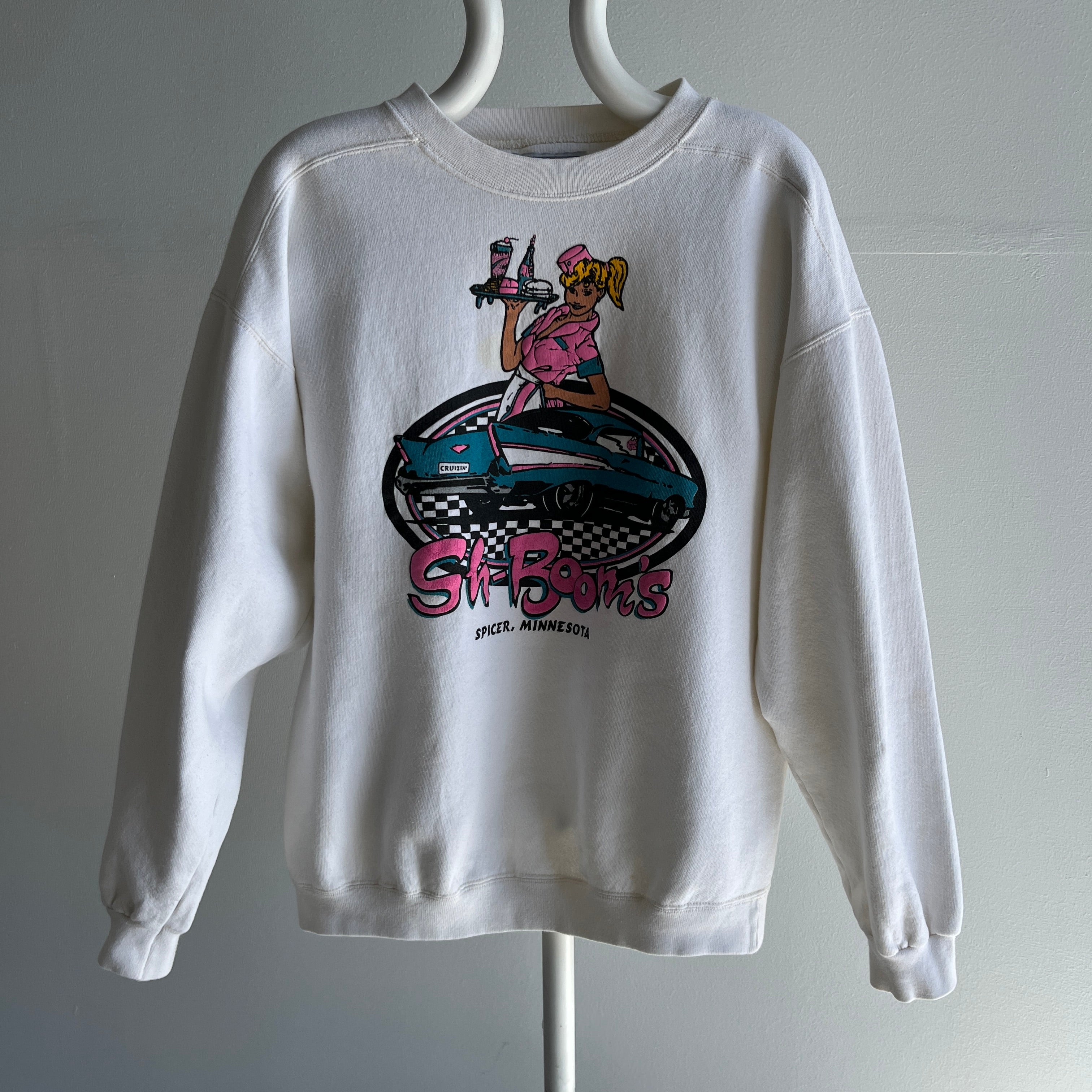 1990s Sh-Boom's Spicer, Minnesota Heavier Weight Mostly Cotton Sweatshirt