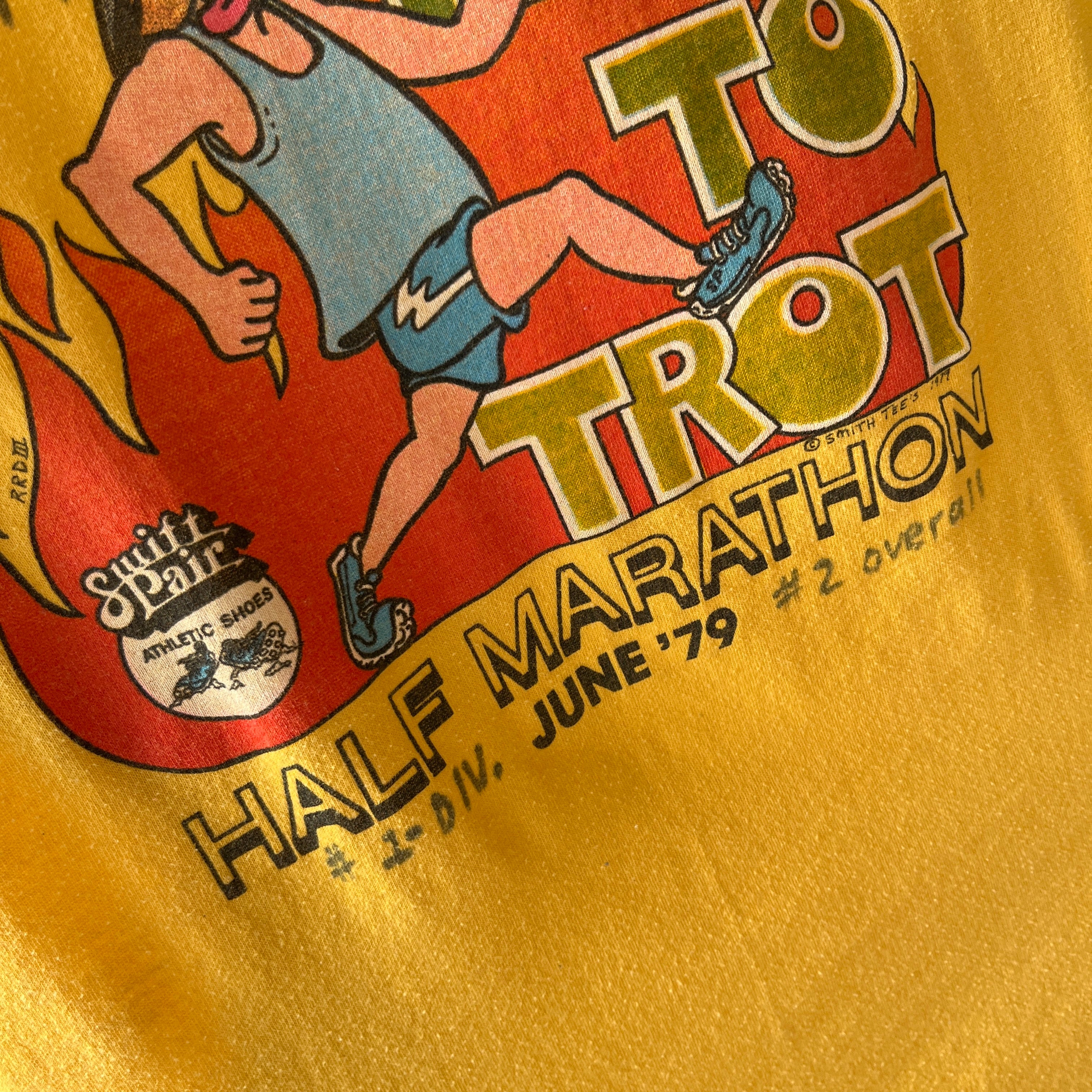 1979 Santee Firefighters 1st Annual Hot To Trot 1/2 Marathon T-Shirt