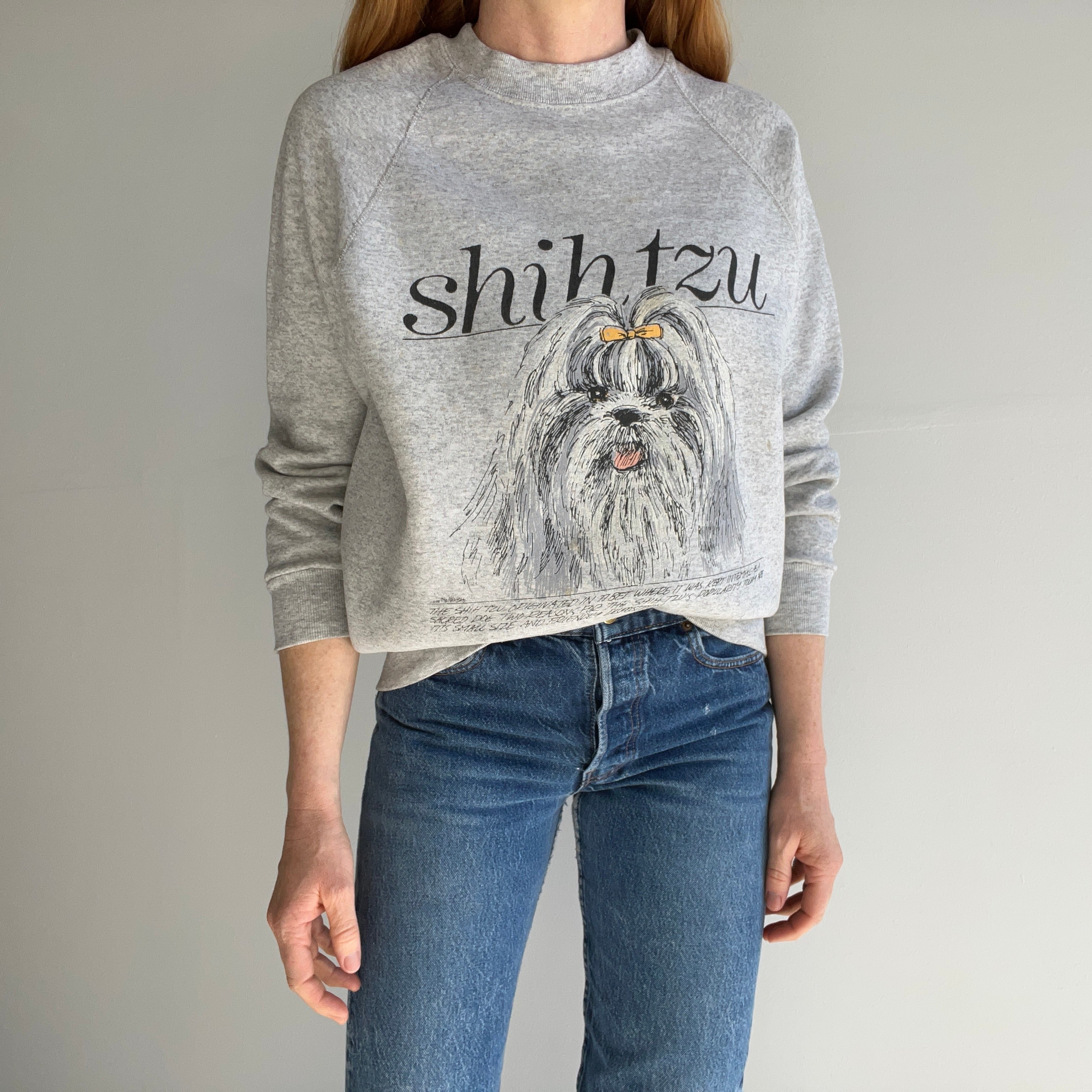 1980s The Best Good Girl Shih Tzu Sweatshirt