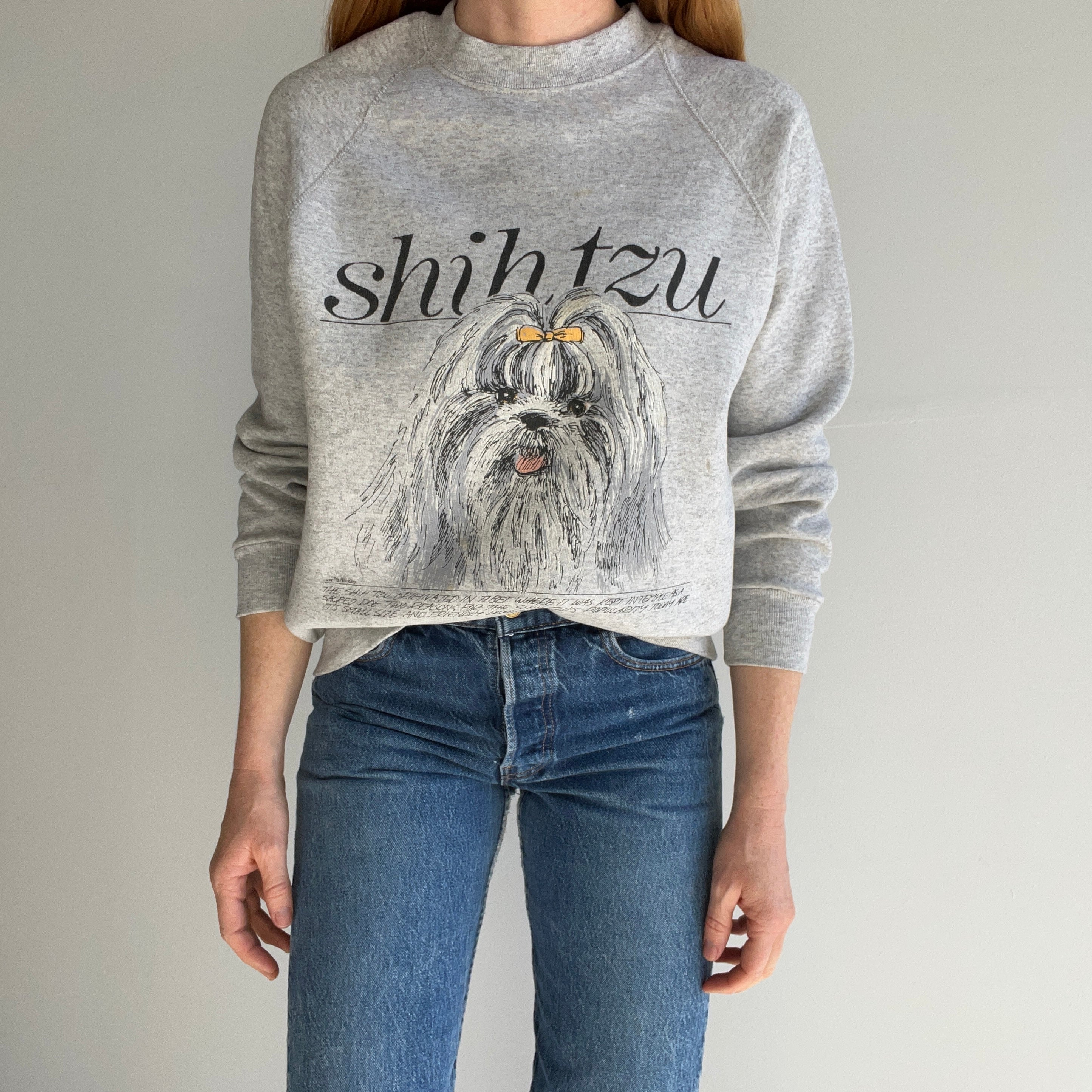 1980s The Best Good Girl Shih Tzu Sweatshirt