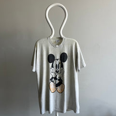 1980/90s Mickey Front and Back Shredded T-Shirt