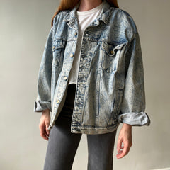 1980s Gap Work Force Acid Wash Denim Dad Jean Jacket