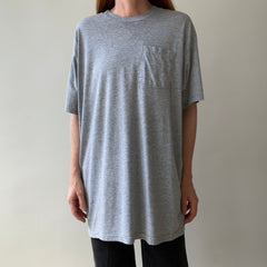 T-shirt teinté de peinture noire vierge des années 00