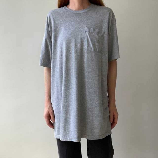 T-shirt teinté de peinture noire vierge des années 00