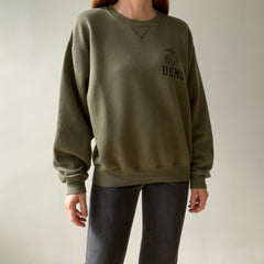 1990s USMC Tattered Cuff Sweatshirt