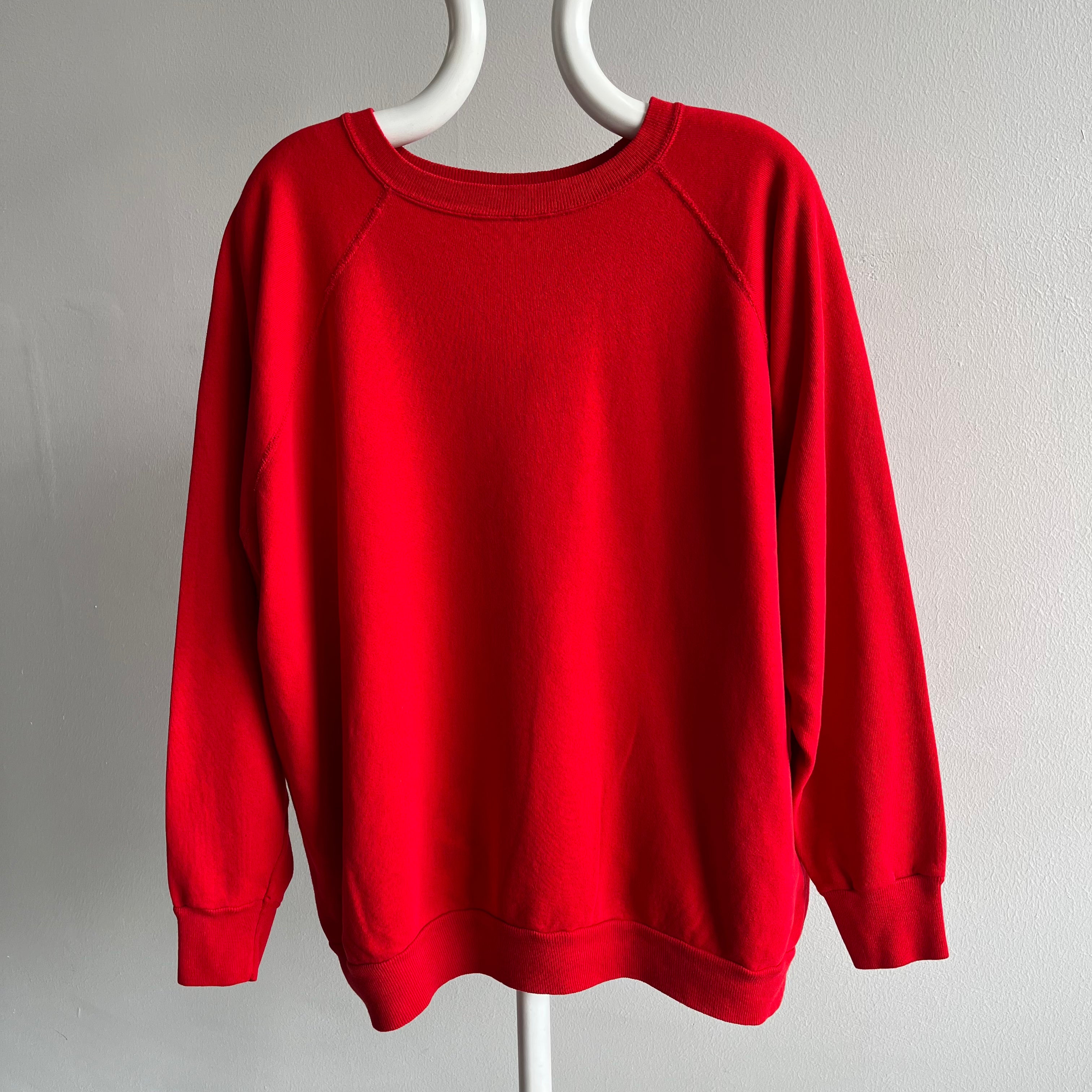 1980s Dream Boat Blank Red Relaxed Fit Sweatshirt - THIS!!!!