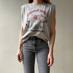 1980s Grey Georgia Dawgs The Exterminators Cut Off T Shirt