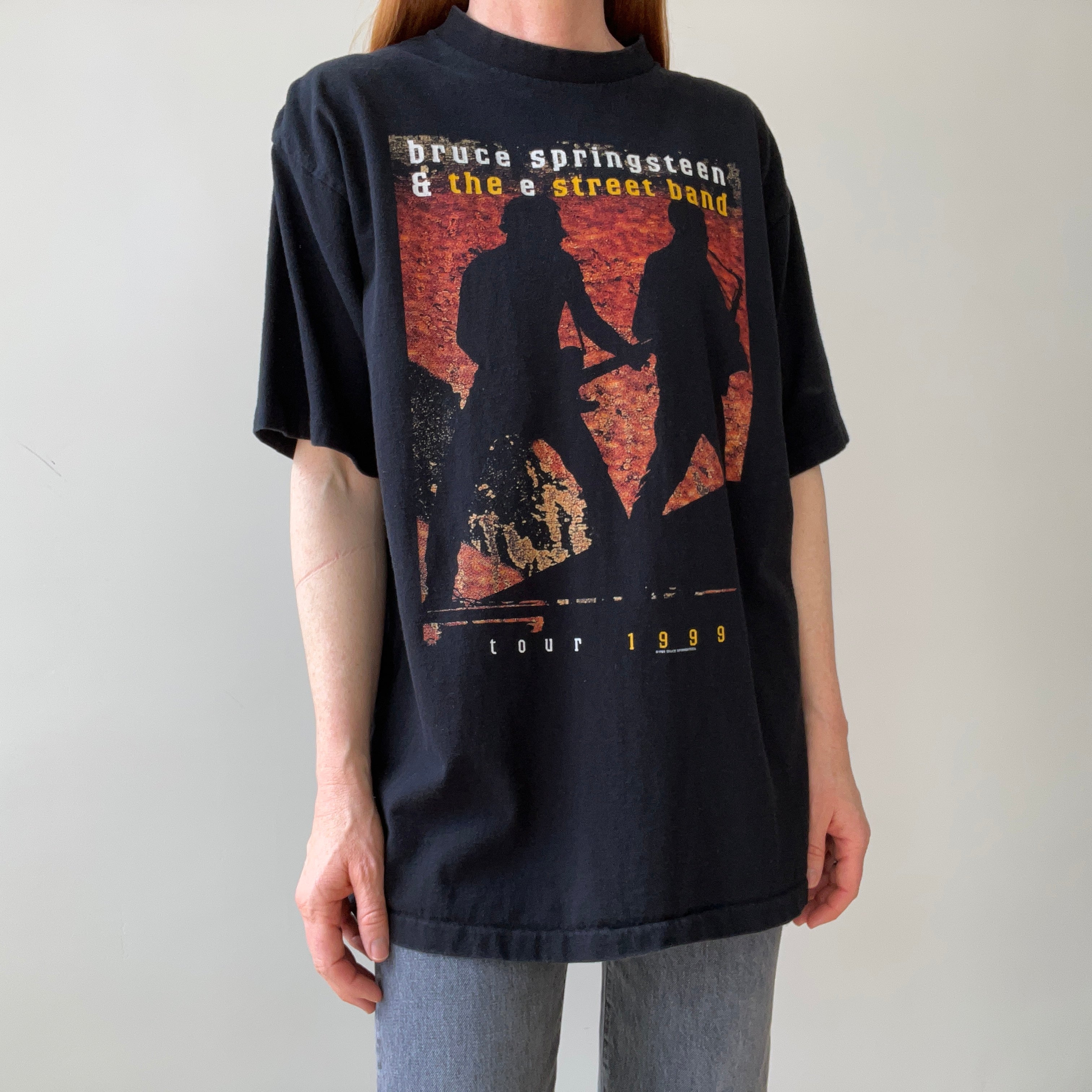 1999 Bruce Springsteen and The E Street Band Front and Back Tour T-Shirt