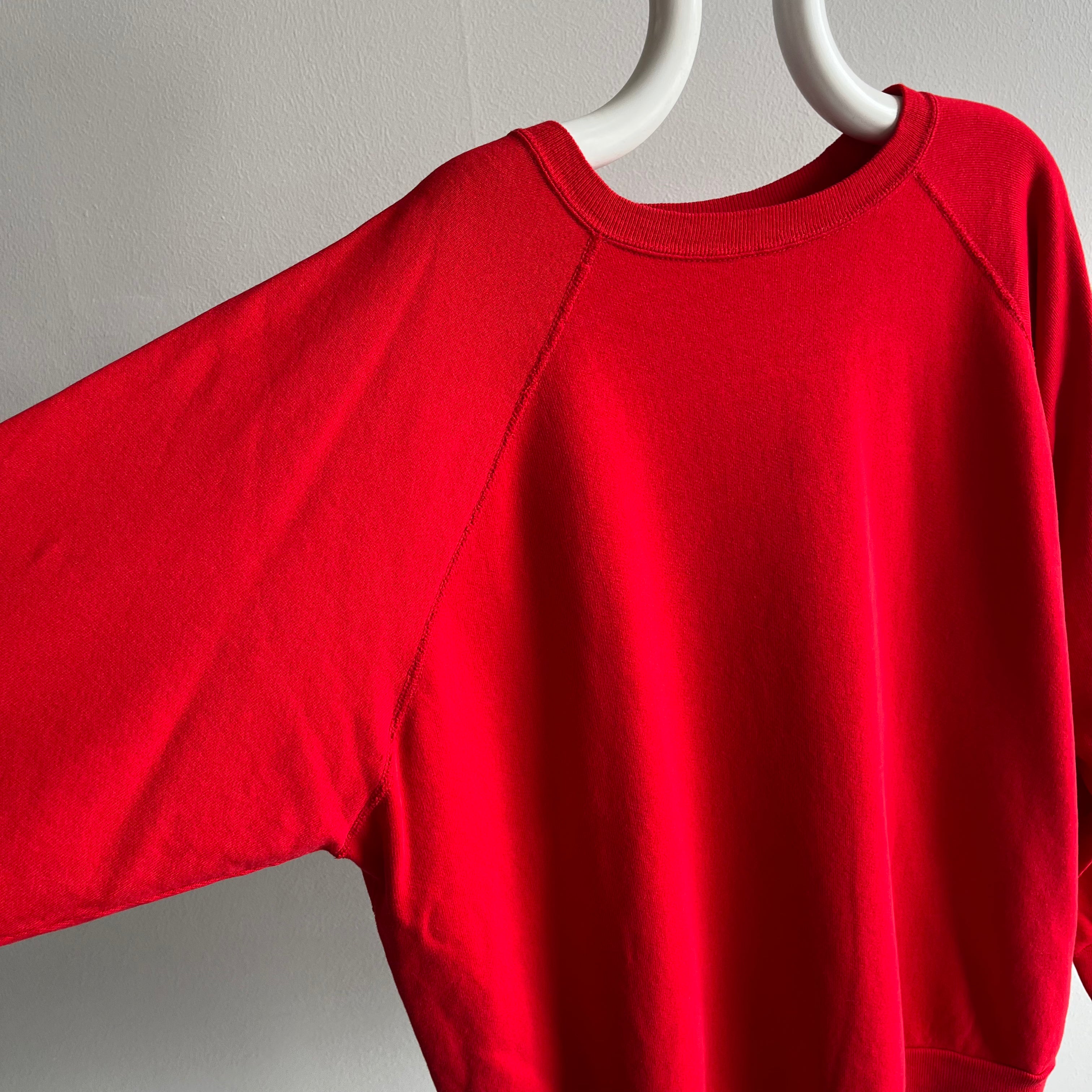 1980s Dream Boat Blank Red Relaxed Fit Sweatshirt - THIS!!!!