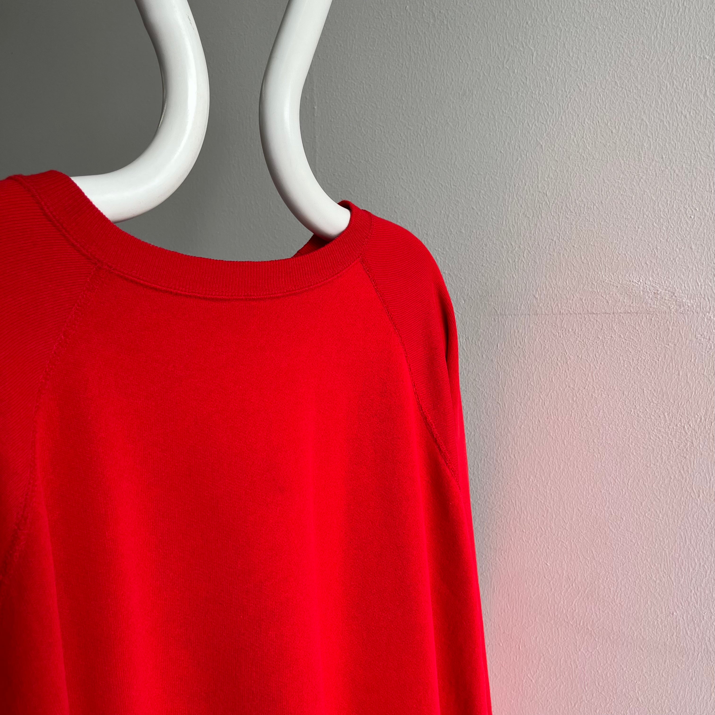 1980s Dream Boat Blank Red Relaxed Fit Sweatshirt - THIS!!!!