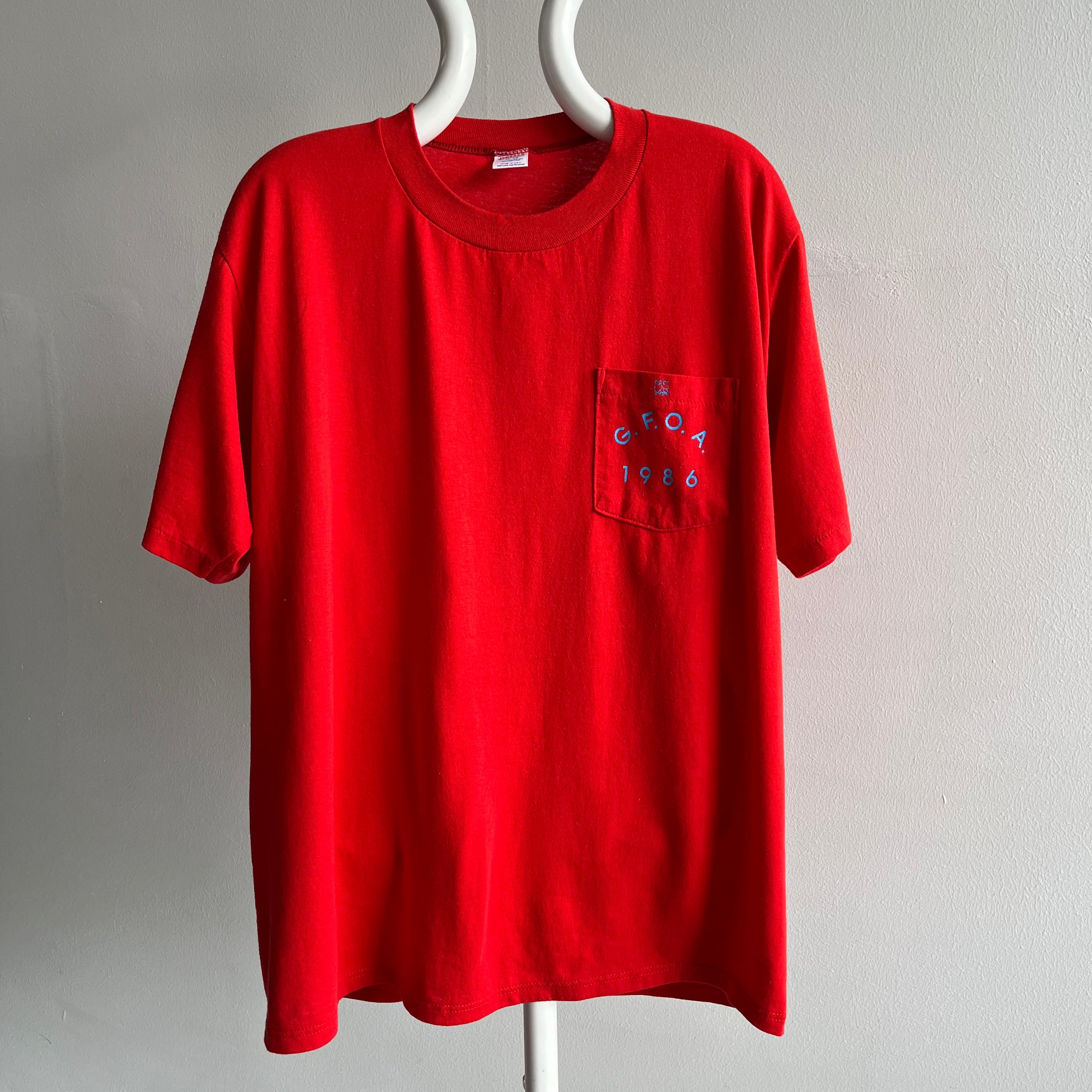 1986 G.F.O.A. Hollywood Pocket T-Shirt