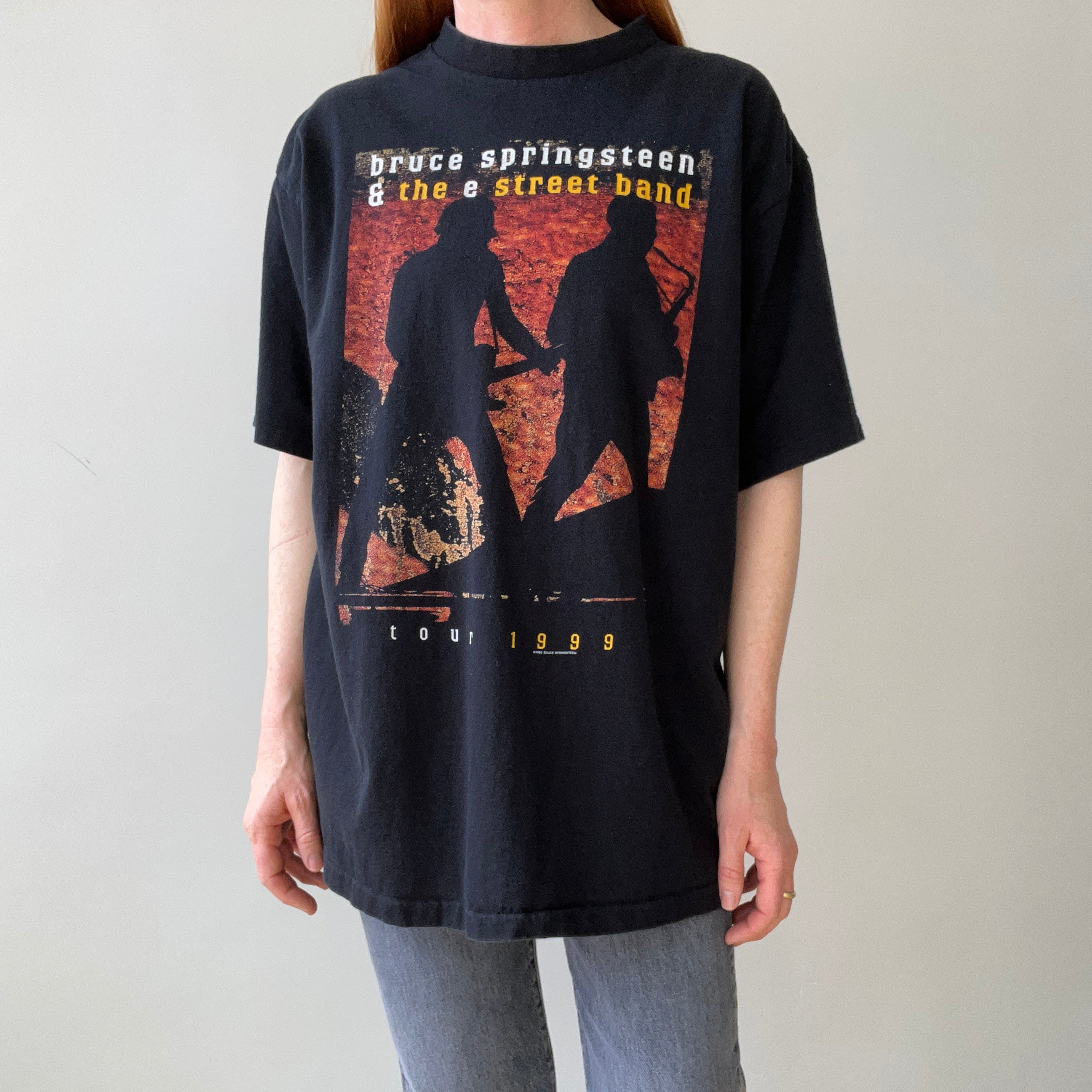 1999 Bruce Springsteen and The E Street Band Front and Back Tour T-Shirt