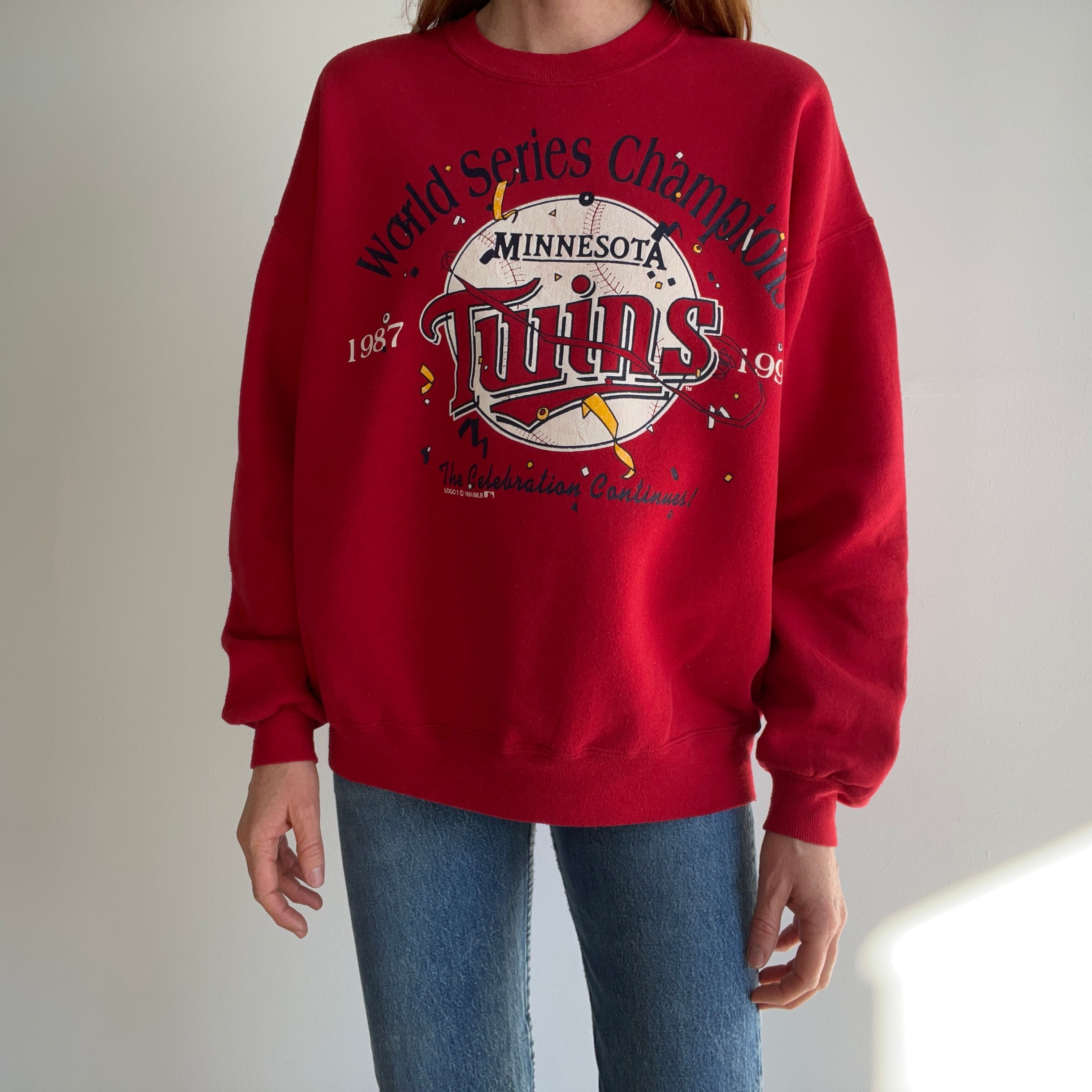 1991 World Series Championships Minnesota Twins Sweatshirt