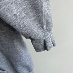 1970s Gray Zip Up Hoodie