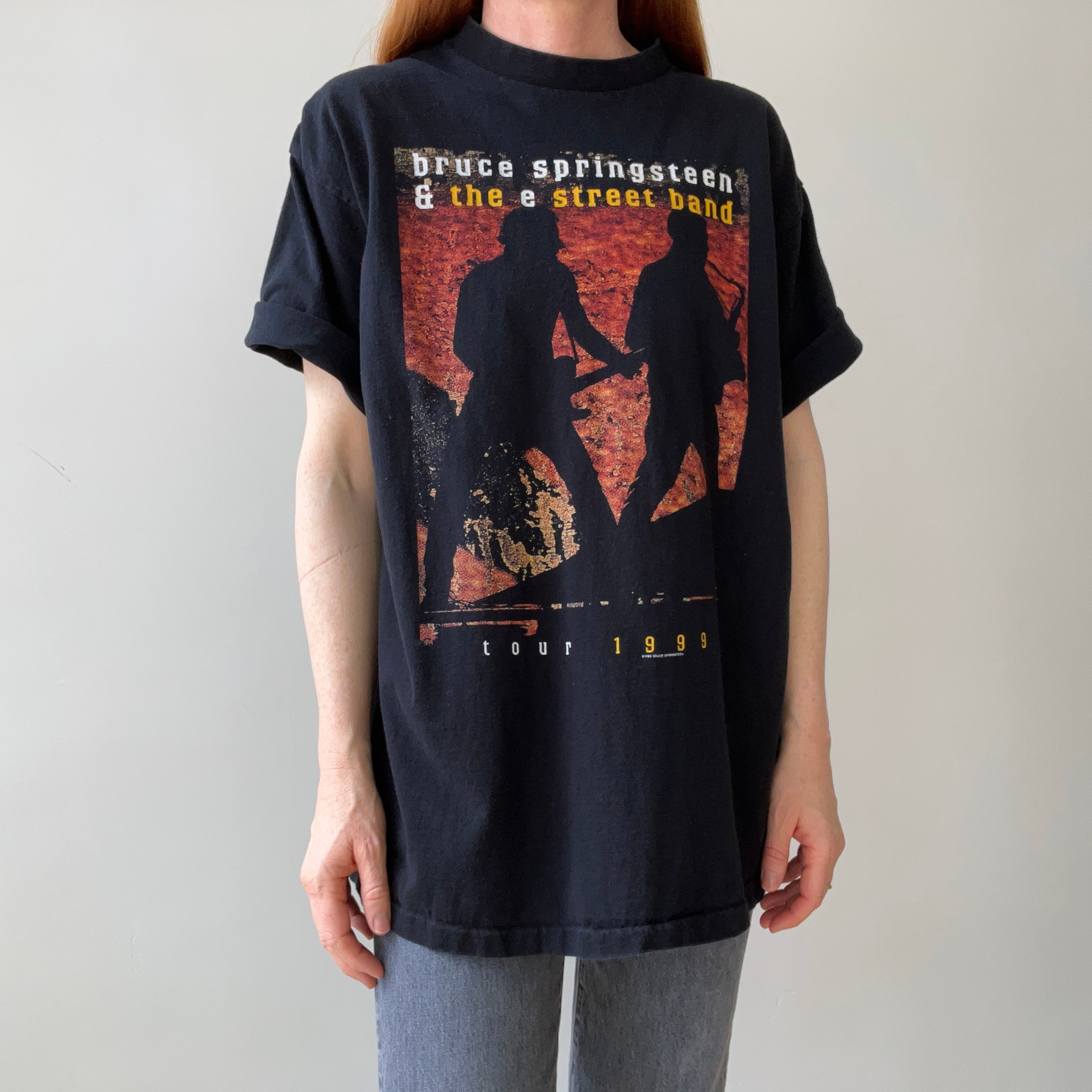 1999 Bruce Springsteen and The E Street Band Front and Back Tour T-Shirt