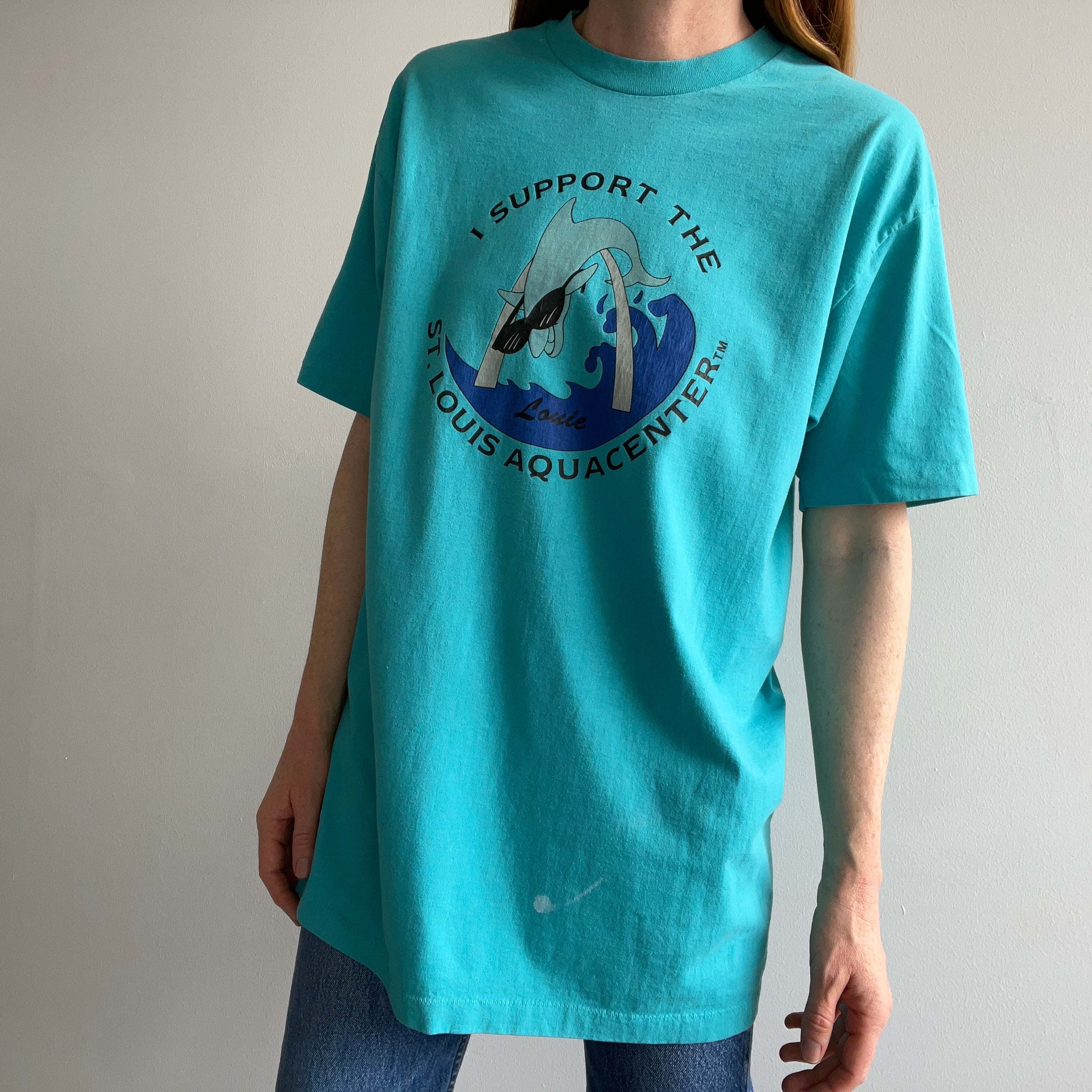 1980s I support The St. Louis Aquacenter T-Shirt