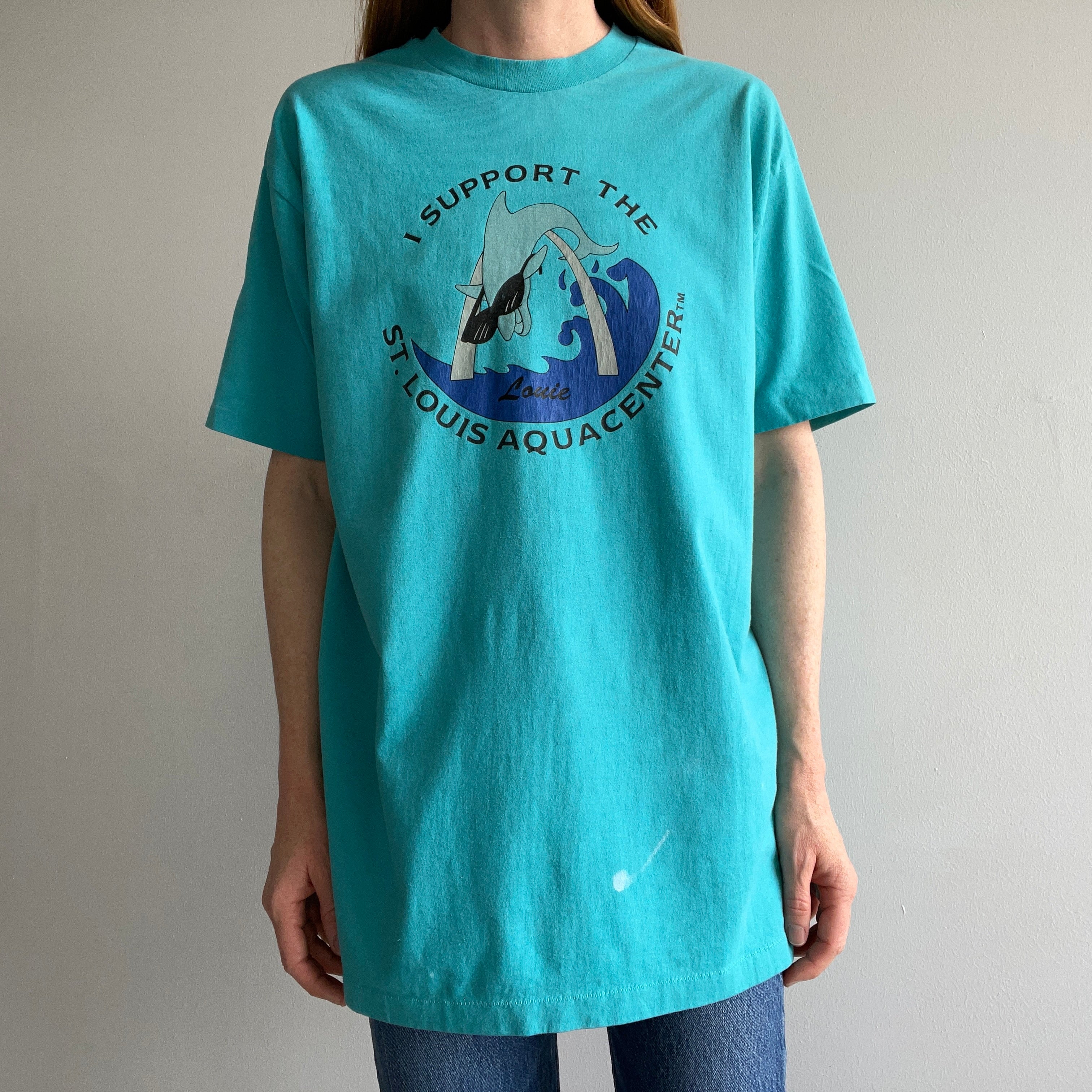 1980s I support The St. Louis Aquacenter T-Shirt