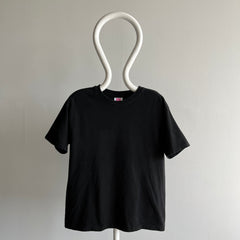 1990 Blank Black Hanes Her Way T-Shirt