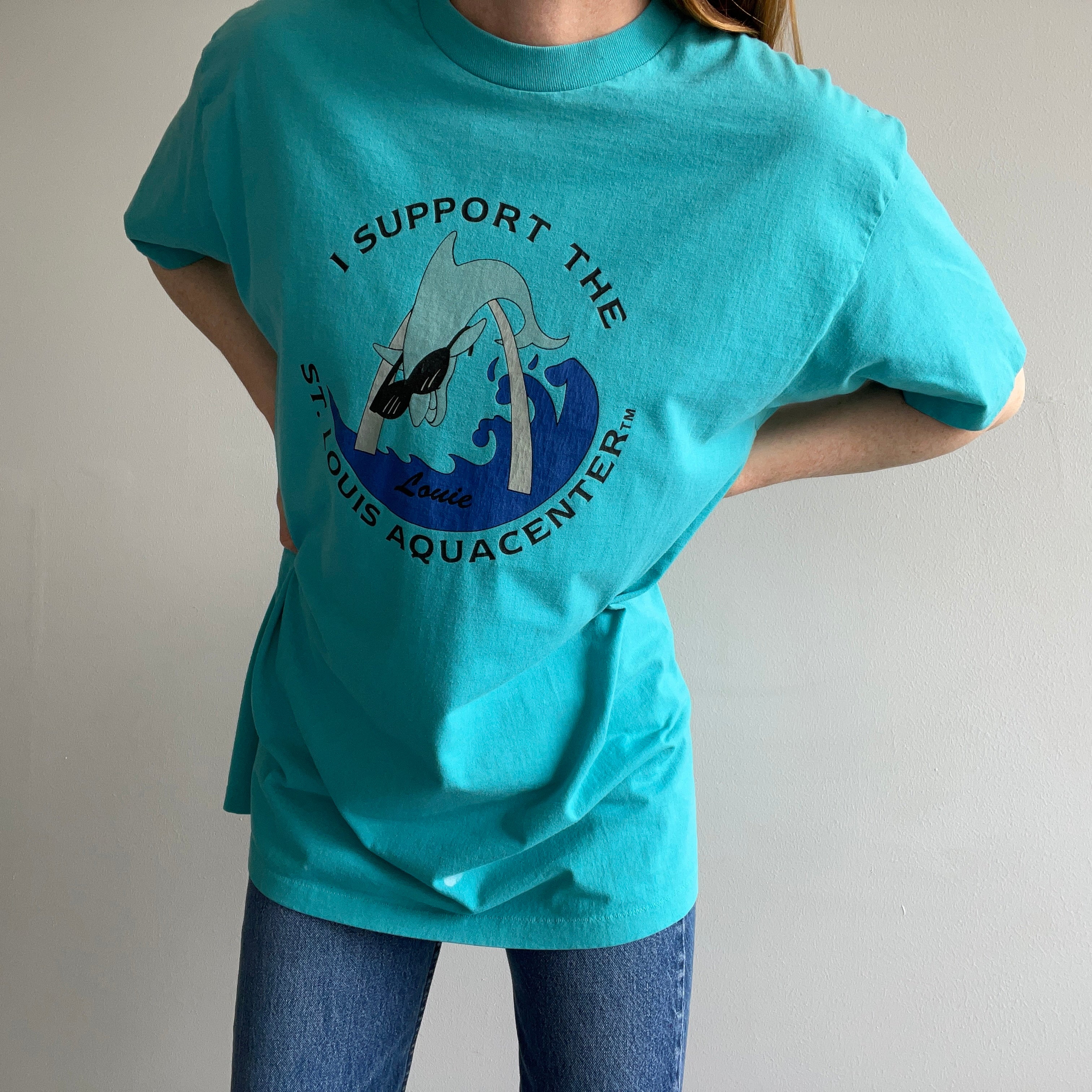 1980s I support The St. Louis Aquacenter T-Shirt