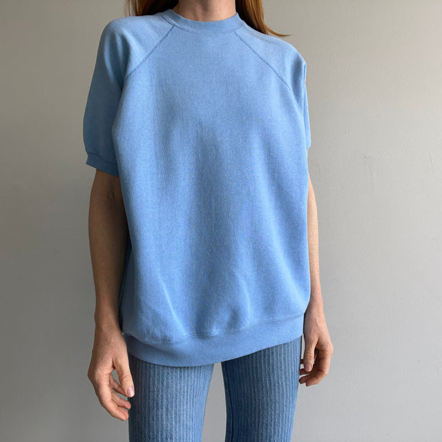 1980s Baby Blue Relaxed Fit Warm Up