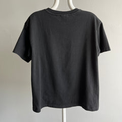 1990 Blank Black Hanes Her Way T-Shirt