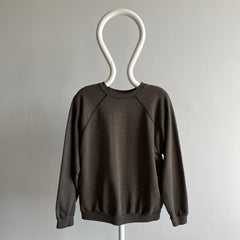 1990s Bronze/Faded Black Thin and Lightly Thrashed Sweatshirt