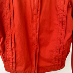 1980s Rust Orange Gianni Versace Pleated Zip Jacket