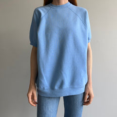 1980s Baby Blue Relaxed Fit Warm Up