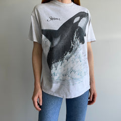 1980s Front and Back Shamu - Awwwwwww - T-Shirt - THE BACK IS BEST