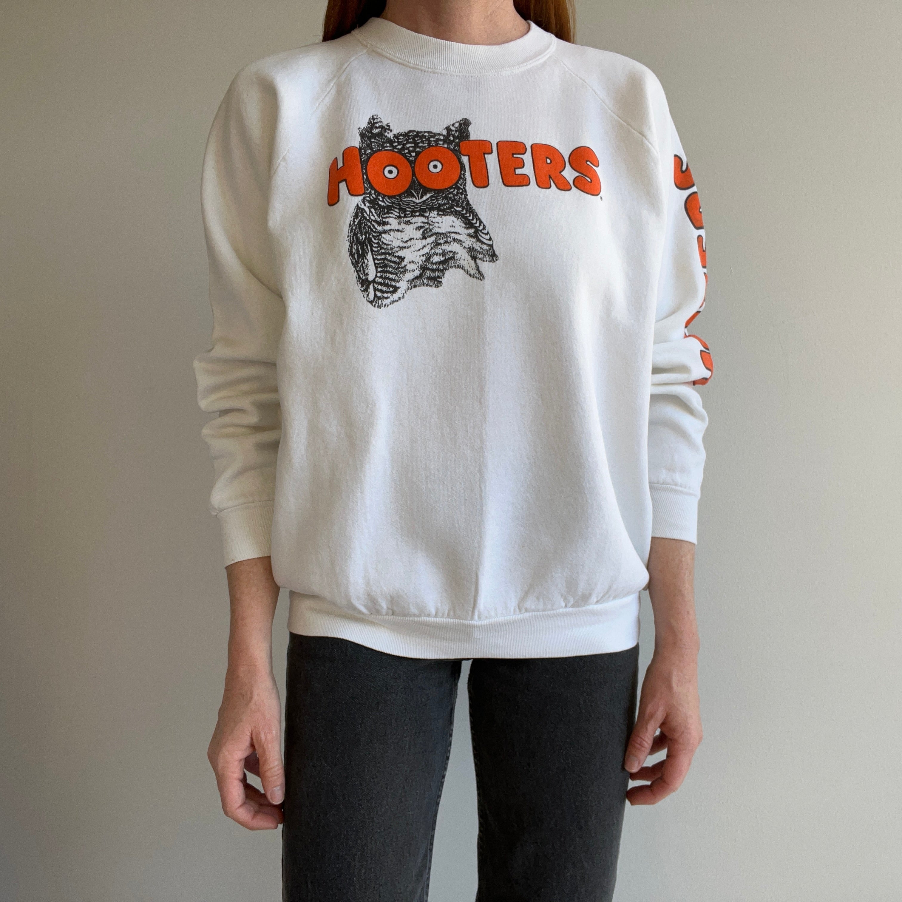 1980s Hooters Really Cool (No, Actually) Front, Back and Side Sweatshirt