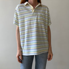 1970/80s Striped Polo Shirt