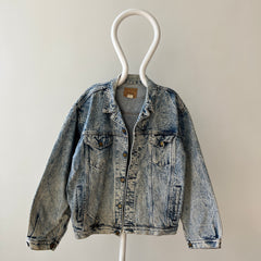 1980s Gap Work Force Acid Wash Denim Dad Jean Jacket