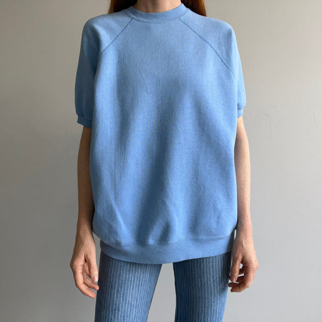 1980s Baby Blue Relaxed Fit Warm Up