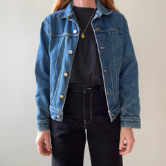 1980s/90s Lined J. Crew Denim Jacket - USA Made