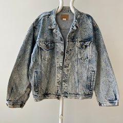 1980s Gap Work Force Acid Wash Denim Dad Jean Jacket