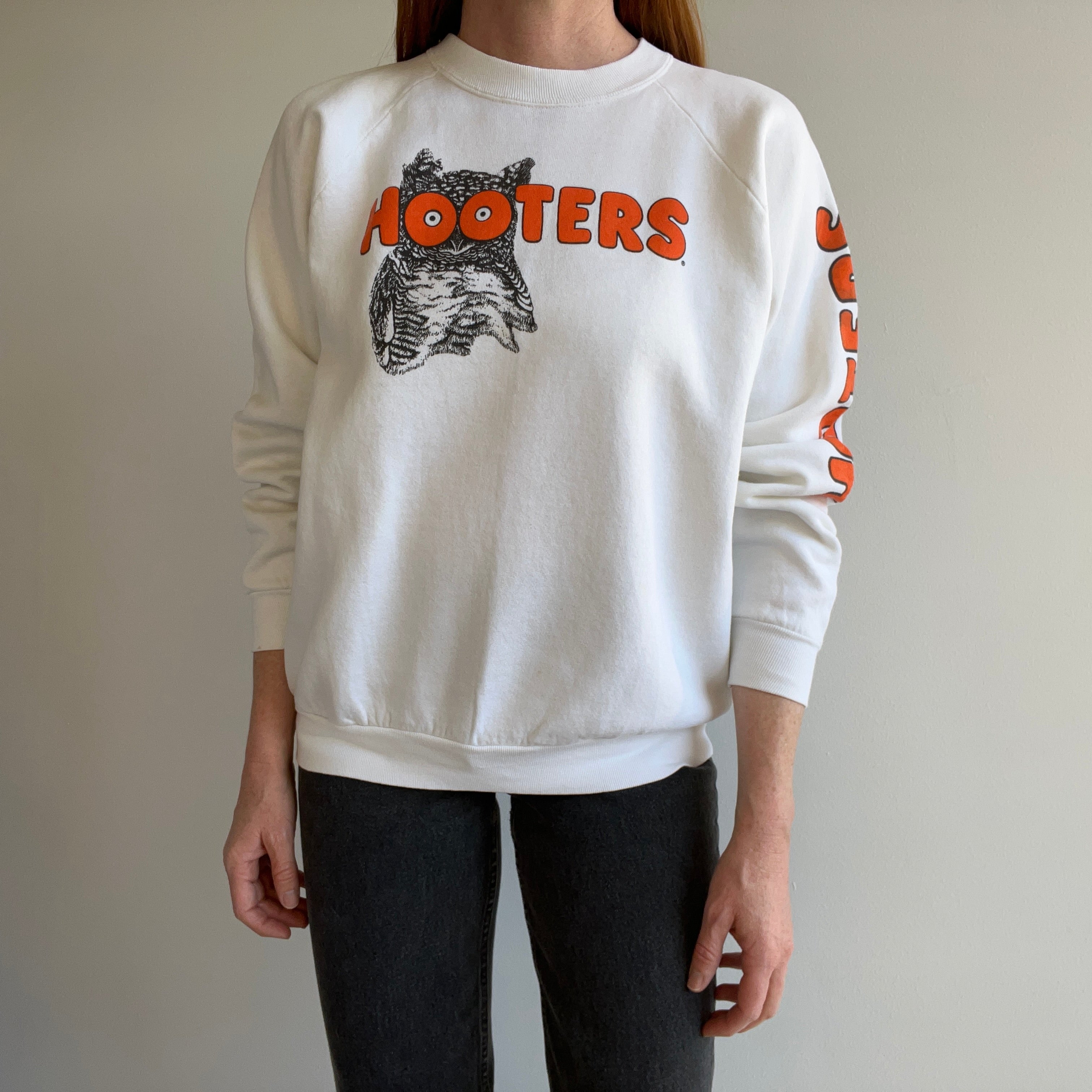 1980s Hooters Really Cool (No, Actually) Front, Back and Side Sweatshirt