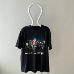 1987 Santa Los Angeles, California Harley Front and Back T-Shirt - Collectible