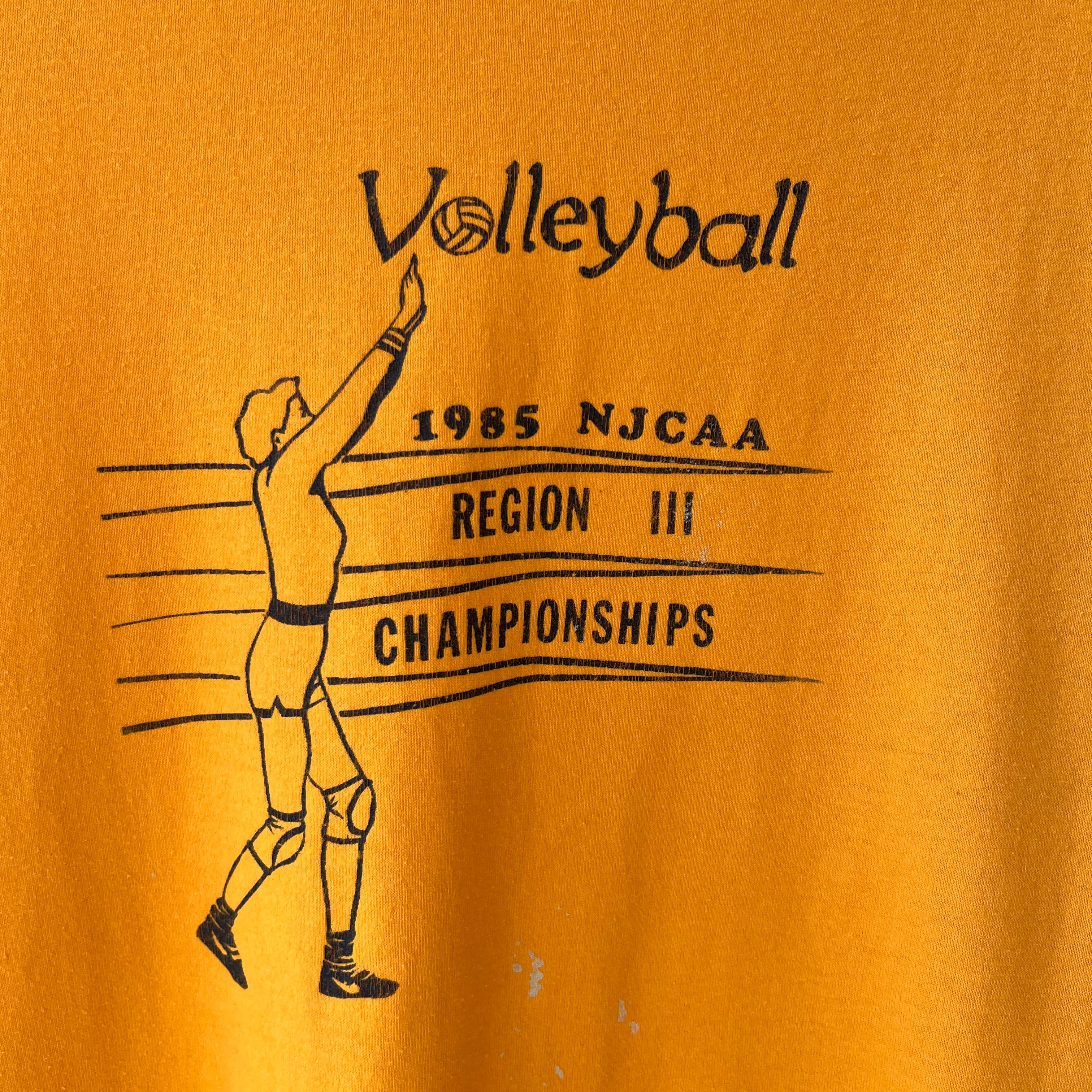 1985 NJCAA Volleyball Region Championships T Shirt - A Good One!