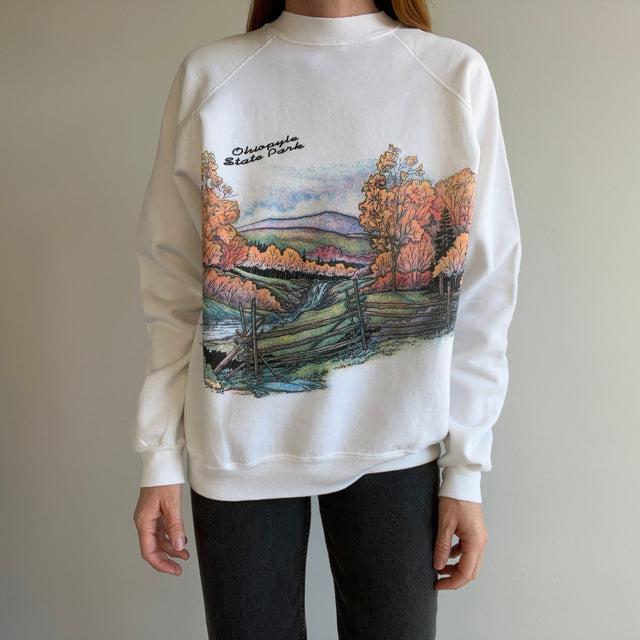 1991 Ohiopyle State Park Wrap Around Sweatshirt