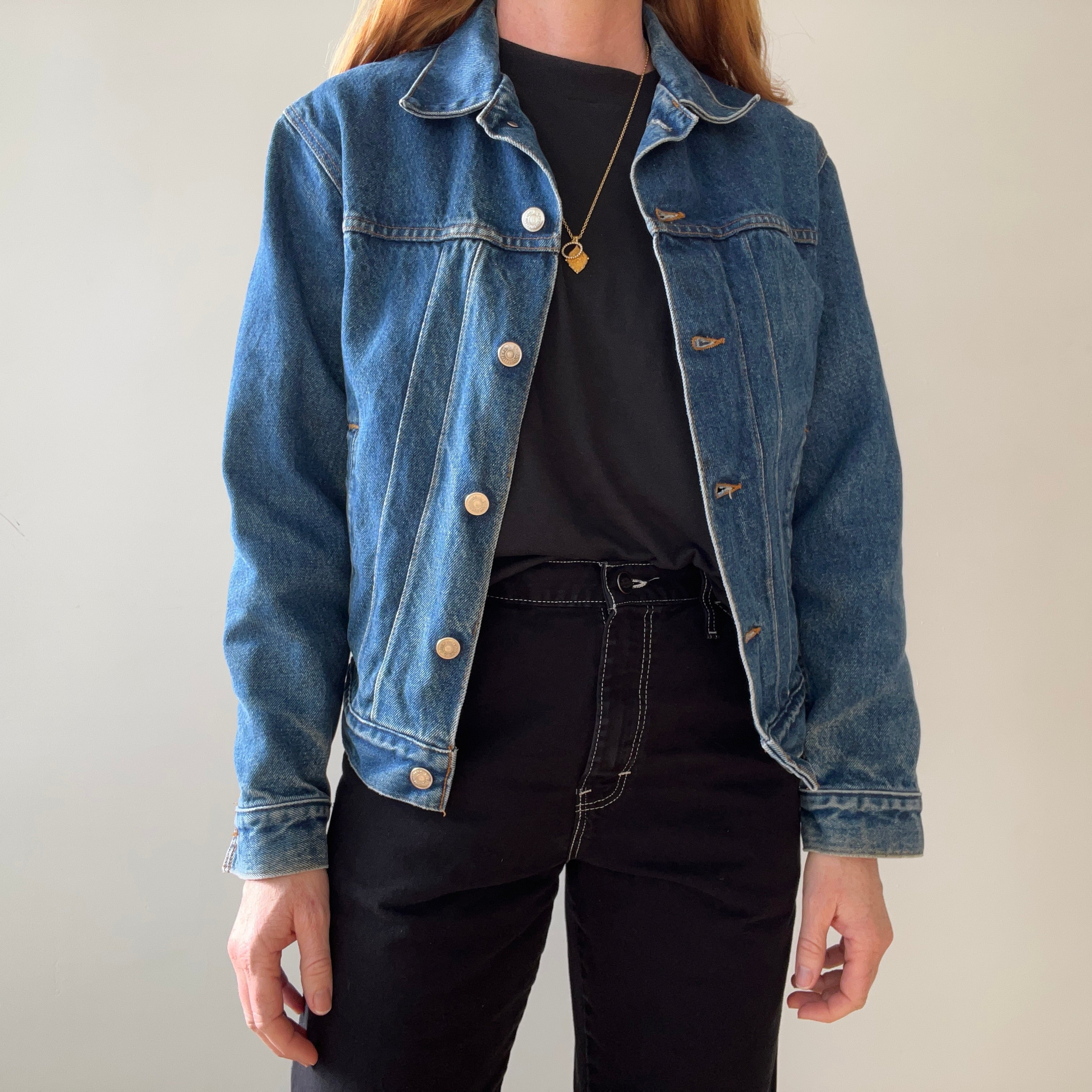 1980s/90s Lined J. Crew Denim Jacket - USA Made